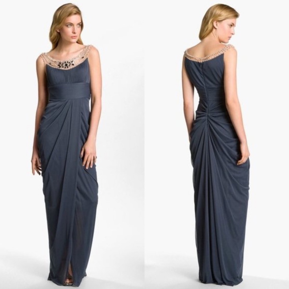 ADRIANNA PAPELL Greek Goddess Evening Gown